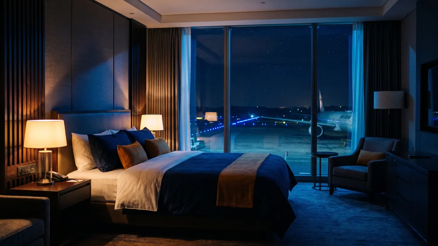 Hotel de aeroporto ou dormir no terminal: o que vale a pena?